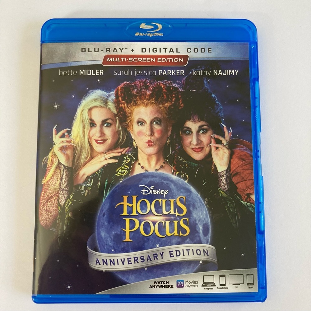 Hocus Pocus Blu-Ray, 2018, 25th Anniversary Edition w/slipcover Bette Milder